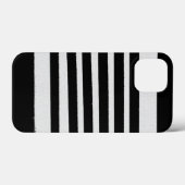 白黒ストライプカッコいいシンプルパターン Case-Mate iPhoneケース (裏面 (横))