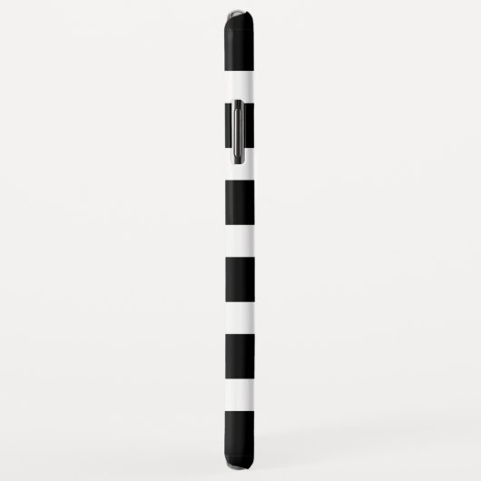 白黒ストライプキス Case-Mate iPhoneケース (裏面/右)