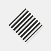 白黒ストライプハローウィンパーティ スタンダードカクテルナプキン (角)