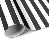 白黒ストライプパターン ラッピングペーパー (ロールコーナー)