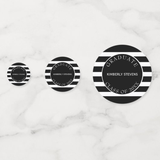 白黒ストライプ学院 コンフェッティ (裏面)