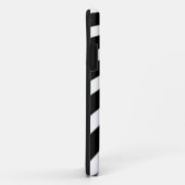 白黒ストライプ式 Case-Mate iPhoneケース (裏面/右)