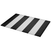 白黒ストライプ模様裁断板 カッティングボード (角)