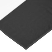 白黒ストライプ赤いハート テーブルクロス (アングル)