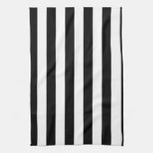 白黒ストライプ|のストライプのなデザイン キッチンタオル (縦)