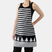 白黒ストライプ エプロン (インサイチュ)