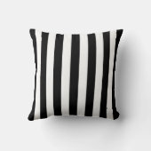 白黒ストライプ クッション (裏面)