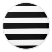 白黒ストライプ セラミックノブ (正面)