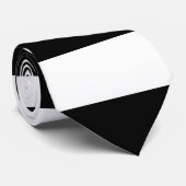 白黒ストライプ ネクタイ (ロール)