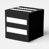 白黒ストライプ フェイバーボックス (裏面サイド)