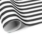 白黒ストライプ ラッピングペーパー (ロールコーナー)
