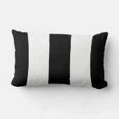 白黒ストライプ ランバークッション (裏面)