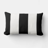 白黒ストライプ ランバークッション (正面)