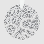 白黒スネークスケール オーナメント (正面)