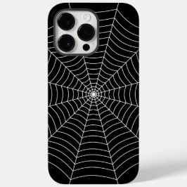 白黒スパイダーウェブハロウィンパターン Case-Mate iPhone 14 PRO MAXケース