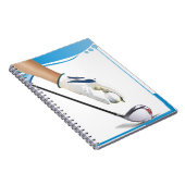 白黒スパイラルノートブック(写真付) ノートブック (右側)