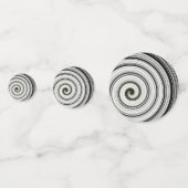 白黒スパイラル コンフェッティ (正面)