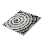 白黒スパイラル タイル (側面)