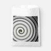 白黒スパイラル フェイバーバッグ (正面)