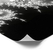 白黒スパイラル ポスター (角)