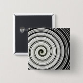 白黒スパイラル 缶バッジ (正面&裏面)