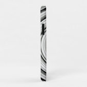 白黒スパイラル Case-Mate iPhoneケース (裏面/右)