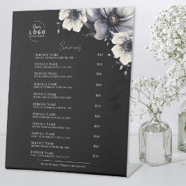 白黒スパサービス 台座サイン