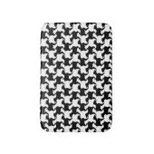 白黒スフェイクバスマット付きピエードプール バスマット (正面縦)