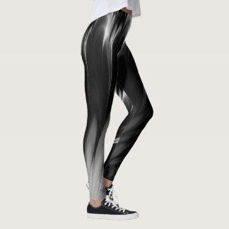 白黒スプラッシュファッション レギンス