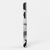 白黒スプラッシュ抽象芸術通りアートスタイル Case-Mate iPhoneケース (裏面/右)