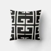 白黒スペインのなタイル クッション (裏面)