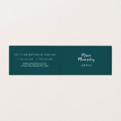 白黒スペインの通り 名刺 (内部フラット)