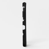 白黒スポッティングデザイン。 Case-Mate iPhoneケース (裏面/左)