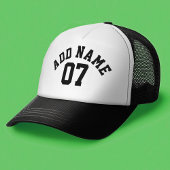 白黒スポーツジャージー名前をカスタムする番号 キャップ