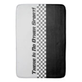 白黒スポーツスタイル バスマット (正面縦)