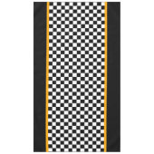 白黒スポーツチェック テーブルクロス (正面)