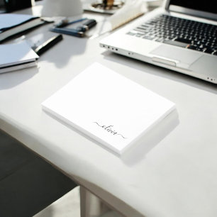 白黒スモダンクリガーリープトのモノグラム名 ポストイット