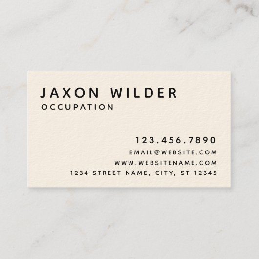 白黒スモーククラウドサイミニマルノ 名刺 (裏面)