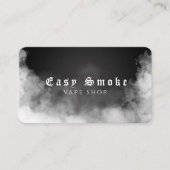 白黒スモークヴァップショップ名刺 名刺 (正面)