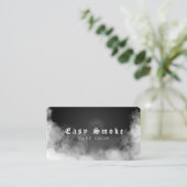 白黒スモークヴァップショップ名刺 名刺 (スタンド正面)