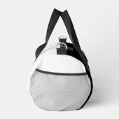 白黒スモールダッフェルバッグ印刷ダッフェルバッグ ダッフルバッグ (右)