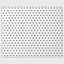 白黒スモール水玉模様パーティークリスマスプレゼント