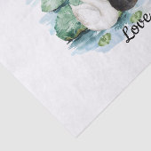 白黒スワンズウォーターリリーブライダルシャワー 薄葉紙 (詳細)