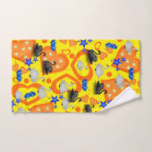 白黒スワンズ手洗い手洗いタオルのセット バスタオルセット (ハンドタオル)