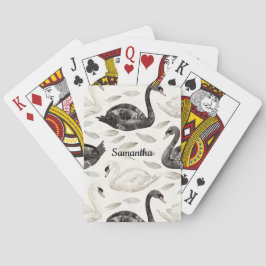 白黒スワン トランプ