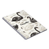 白黒スワン ノートブック (右側)