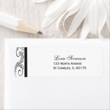 白黒スワール差出人住所