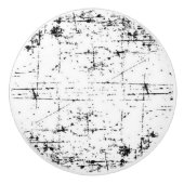 白黒セラミックプルノブ セラミックノブ (正面)