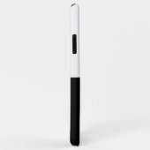 白黒ゼブラケースメイトiPhoneケース Case-Mate iPhoneケース (裏面/右)