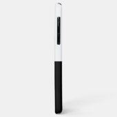 白黒ゼブラケースメイトiPhoneケース Case-Mate iPhoneケース (裏面/左)